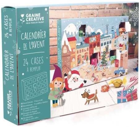 Calendrier de l'Avent à remplir - Graine Créative